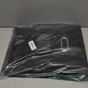 CADONO File Organizer Box with Lid, Large Hanging File Folder Organizer with Plastic Slide, Collapsible Portable Filing Storage Boxes for Office/Decor/Home (Black, 14.9 x 12.59 x 10.8 inch) (1Pack)