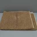 Softlife Rugs for Entryway 2x3 ft Door Mat Faux Jute Rug Dirt Trapper Small Bathroom Rug Washable Kitchen Mat Modern Farmhouse Carpet for Front Porch Bathroom Kitchen Bedroom, Brown