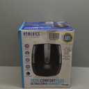 Homedics TotalComfort Plus Humidifier  Large Air Humidifiers for Bedroom, Plants  Top-Fill 5.3L Water Tank with Cool and Warm Mist, Essential Oil Pads, Colored Night-Light, Black