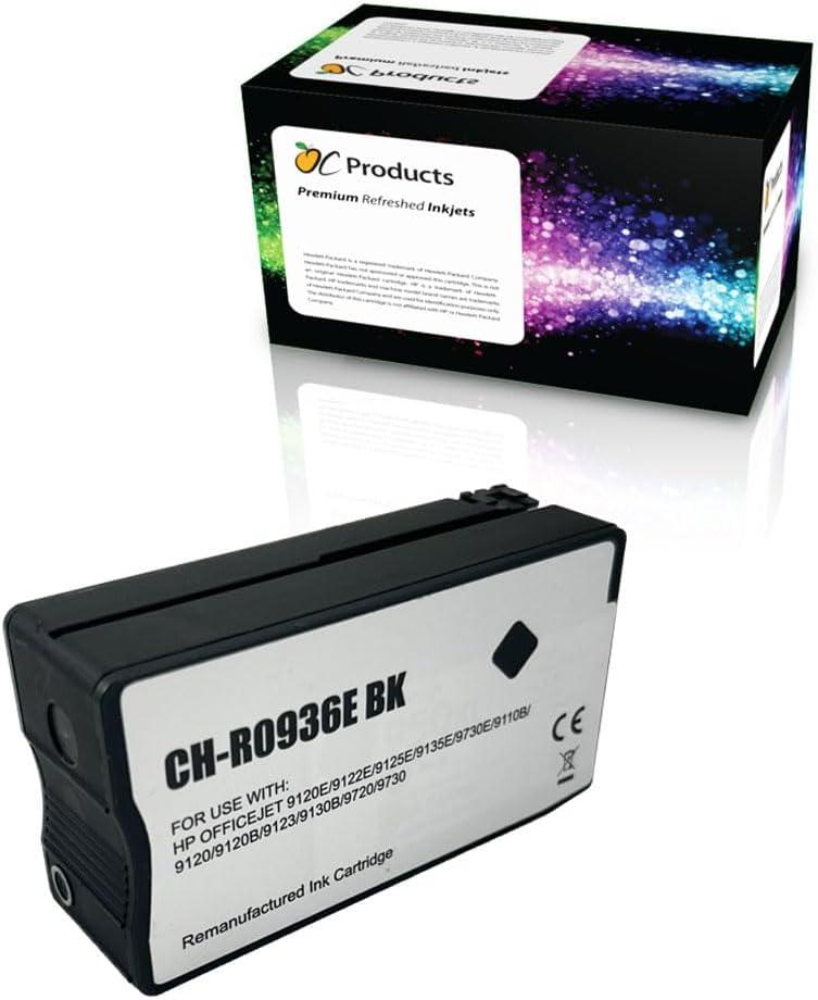 Remanufactured Ink Cartridge for HP 936e Black Ink Cartridge for Office Jet Pro 9110b 9117b 9120b 9120e 9122e 9125e 9128e 9130b 9132e 9135e 9720e 9730e