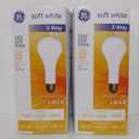 GE 3 Way Incandescent Mogul Base Bulbs 100/200/300 Watt PS25 Soft White, 2 Pack