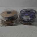 Anycubic PLA 3D Printer Filament Bundle, Intelligent PLA Filament, 1.75mm Dimensional Accuracy +/- 0.02mm, 1KG Reusable Spool, 4KG, Peach Pink, Interstellar Violet, Tropical Turquoise, Spring Leaf