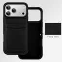 Phone Case Compatible with iPhone 17 Pro MaxCompatible with Magsafe, Detachable Magnetic Wallet Case and Card Holder. Black
