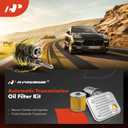 A-Premium Automatic Transmission Fluid Filter with Pan Gasket, Compatible with Audi Q5 2011-2014, A6 2016-2018, allroad 2013-2014, RS7 2014, S8 2013-2014, SQ5 2014, A4 A5 A6 A7 A8 Quattro