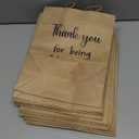 Ctosree 20 Pcs Thank You Gift Paper Bags for Employee Coworker Colleague Thank You for Being Awesome Bags with Handles for Colleague Employee(8.3 x 4.3 x 10.6 Inch,Kraft Paper)