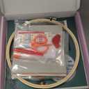 ETSPIL Embroidery Kit for Beginners & Adults, Includes Unique Magnetic Needle Minder & Tube, Expert-Led Step-by-Step 4K Video Tutorials, Bound Guide Booklet, Rigid Craft Gift Box