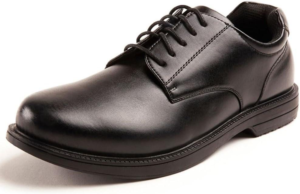 Deer Stags mens Crown oxfords shoes, Black, 10.5 US