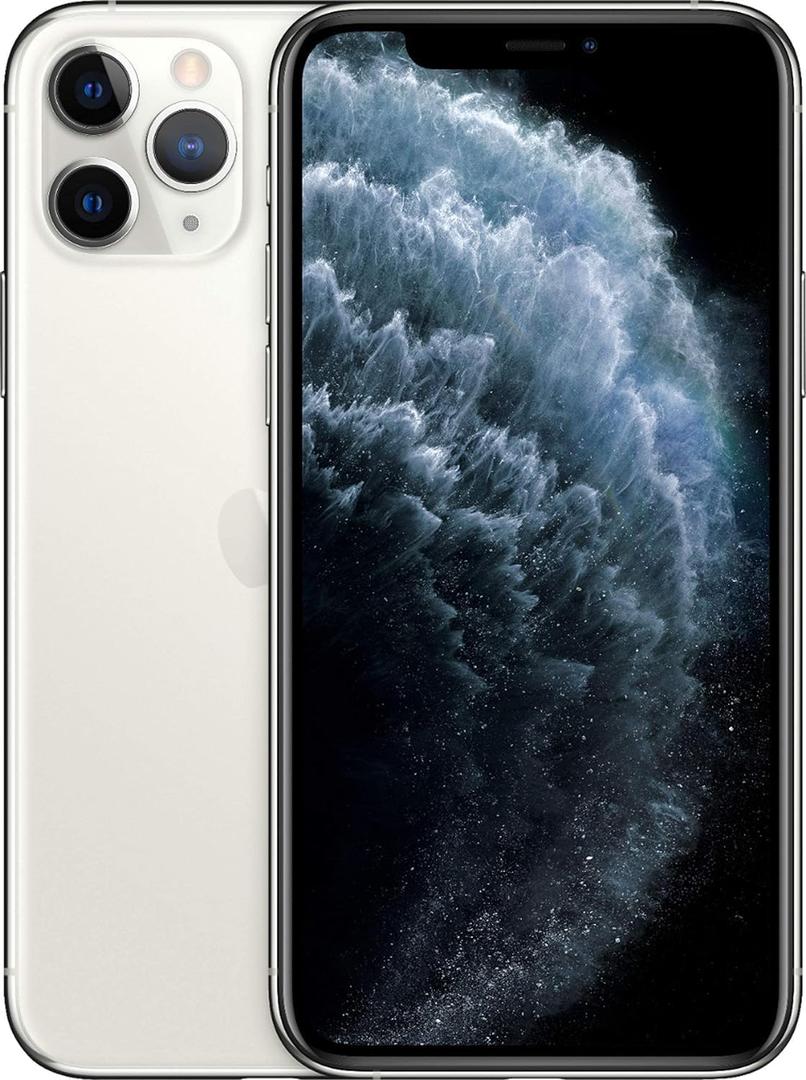 Apple iPhone 11 Pro Max, US Version, 512GB, Silver - Unlocked 