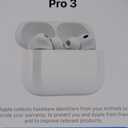 Apple AirPods Pro 3 Wireless Earbuds, Active Noise Cancellation, Live Translation, Heart Rate Sensing, Hearing Aid Feature, Bluetooth Headphones, Spatial Audio, High-Fidelity Sound, USB-C Charging