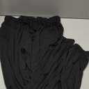 Air Curvey Casual Womens Pants Soft Lounge Pants Sleep Pajama Bottoms With Pocket, Black, L