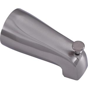 EZ-FLO 15084 Adjustable Diverter Spout, 5-3/8 inch Length, Chrome