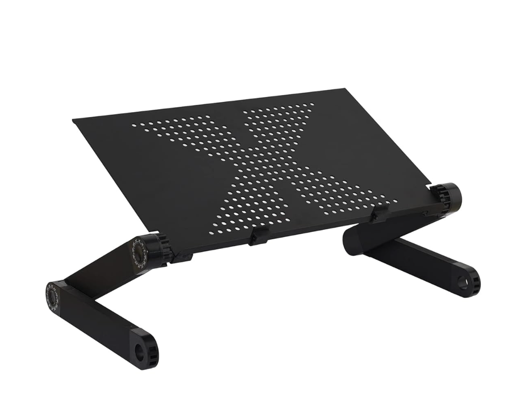 Laptop Stand for Bed, Adjustable Height Laptop Desk for Couch, Foldable Laptop Desk Workstation from Home, Notebook Riser Ergonomic Computer Tray Reading Holder TV Bed Tray