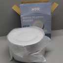 N9R 100PCS White Plastic Plates, 10.25inch Heavy Duty Plastic Disposable Plates, Premium Elegant Dinner Plates for Party