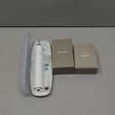 Aquasonic Vibe Series Ultra-Whitening Toothbrush  ADA Accepted Electric Toothbrush - 8 Brush Heads & Travel Case  40,000 VPM Motor & Wireless Charging - 4 Modes w Smart Timer  Optic White