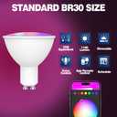Loopo Tuya Zigbee Smart GU10 LED Light Bulbs 4 Pack