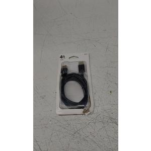 GE HDMI High Speed Ethernet Cable 4 Ft. - Black