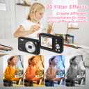 Digital Camera for Kids,1080P 48MP Point and Shoot Digital Cameras with 32GB Memory Card and 16X Digital Zoom Kids Camera, Compact Portable Small Gift for Boys Girls Teenager