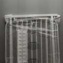 Baby Gate with Door 29.13-33.86 Pressure Mounted,Child Dog Pet Safety Gates with Walk Through Door for Doorways Stairs No Drilling in Door,White