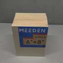 MEEDEN Unfinished Wood Canvas Board: 3/4 Deep 6x8 Wooden Canvas Panel Pack of 6 - Blank Cradled Wood Art Board for Painting