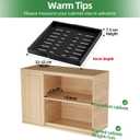 PAKETA 4 Pack Expandable Pull Out Cabinet Organizer, 21'' Deep Pull Out Drawers for Cabinets,Upgrade 3 Slide Rails Sliding Drawer for Kitchen Cabinet Organizer with Adhesive Nano Film (Black)