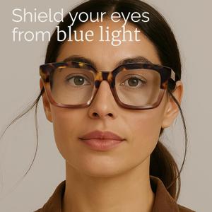 miyya Oprah Style Reading Glasses for Women, Cheaters Eyeglasses, Oversized Blue Light Readers, Fashion Eye Glasses, Pack of 3, +1.5