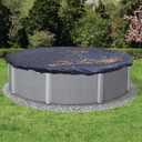 Blue Wave 28-ft Round Leaf Net Above Ground Pool Cover