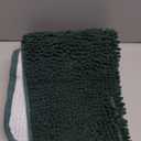 OLANLY Dog Door Mat for Muddy Paws 24x16, Absorbs Moisture and Dirt, Absorbent Non-Slip Washable Doormat, Quick Dry Chenille Mud Mat, Entry Indoor Entryway Carpet for Inside Floor, Blackish Green