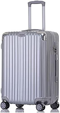 Luggage, trolley case, suitcase, pink, silver, red, black brown, 20 inches, 22 inches, 24 inches, 26 inches, with 4 sets of rotating wheels, combination lock, telescopic rod, zipper, PC+ABS
