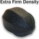 Rehabilitation Advantage Football Shaped Hand Exerciser, Extra Firm, Black