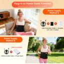 Red Light Therapy for Body, 20" Large 660nm 850nm LED Near Infrared Light Therapy Pad Belt Wrap for Neck Knee Shoulder Back Stomach Muscle Pain Relief