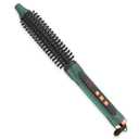 Mini Thermal Round Brush, 1/2 Inch Barrel Volume Heat Styling Brush for Men and Women Short Thin Curly Straight Hair, Heated Curling Iron,12 Temperature Setting (1.1 Inch with Bristles)