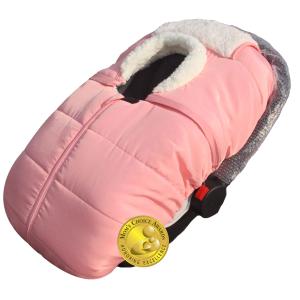 Mom's Choice Awards Winner-TSAYAWA Winter Baby Car Seat Cover -Keep Babies Warm Carseat Bunting Bag/Blanket for Newborn & Infant - Cold Weather Insulated Windproof Carrier Canopy for Travel (Pink)