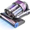 SakerPlus Powerful Bed Vacuum Cleaner,16KPa Mattress Vacuum with 36,000 Pulses/Min Beating & 140F Warm Air, 3-Cup Cyclone System, Smart Display, Handheld Vacuum for Bed Sofa Couch Pet Hair