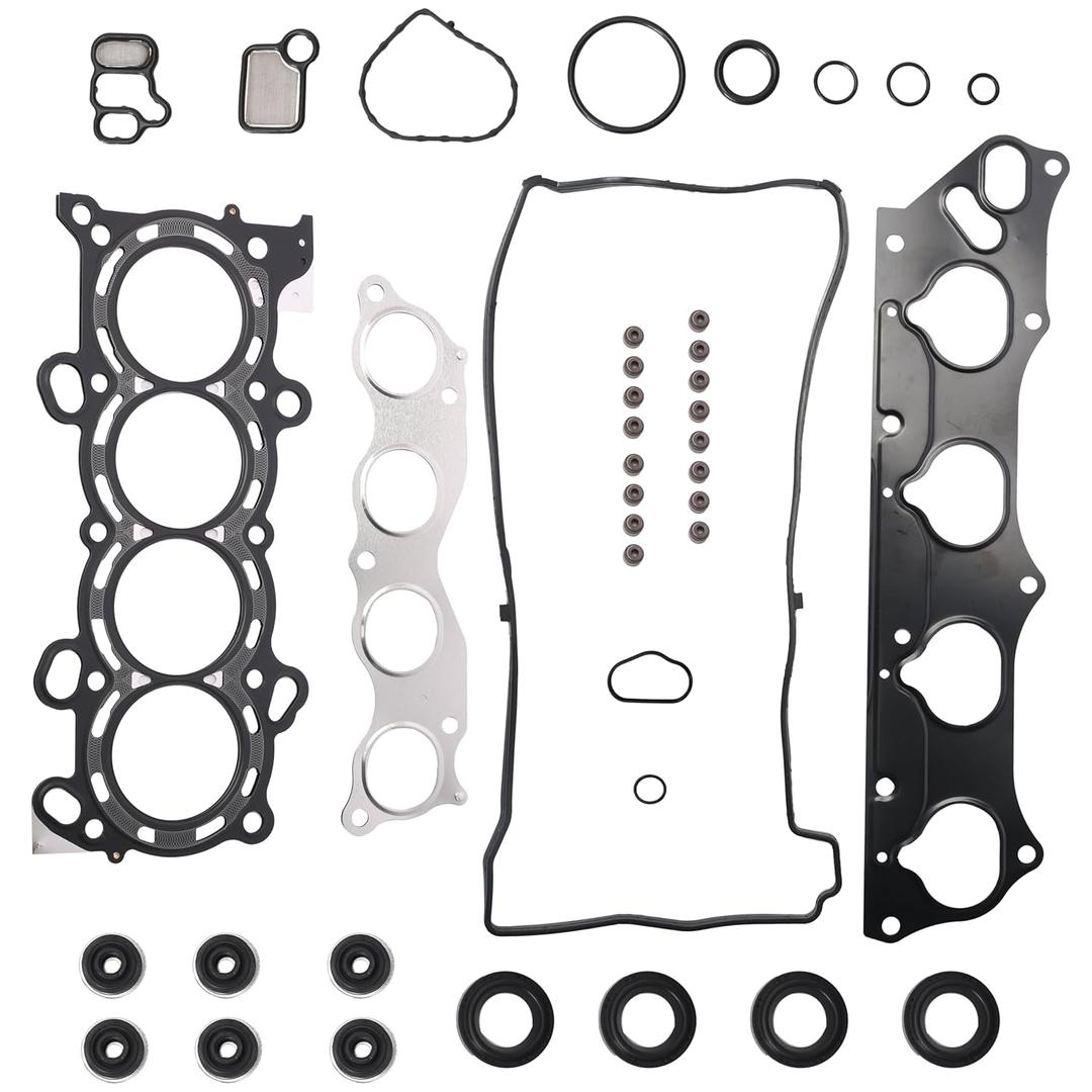 Head Gasket Set, 2.4L, HGS228 for Honda Accord/CR-V/Element for Acura TSX 2.4L L4 16V DOHC 03-11 Replace# HS26243PT K24A2 K24A4 K24A8 K24Z1(40pcs)