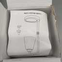 Candle Warmer Lamp with Adjustable Height, Stepless Dimming Function-Home Decor Lamp, Metal Candle Lamp for Jar Candles, No Flame Scented Candle Warmer with 2 Bulbs (Black) (small)