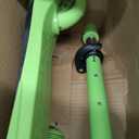Green Mini 3 Wheel Scooter for Kids Lean-to-Steer with LED Light-Up Wheels, Adjustable Handlebar, Wide Anti-Slip Deck, Smooth PU Wheels, Rear Foot Brake Toddler Scooter for Ages 2+