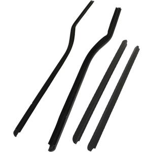 labwork 4PCS Door Outside Belt Weatherstrip Window Moulding Trim Seal Replacement for 1999-2016 F250 F350 F450 F550 Super Duty F81Z-2521452-AA F81Z-2521453-AA F81Z-2625596-AA F81Z2625596AA