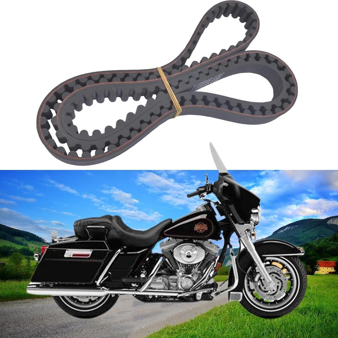 Rear Drive Belt 140T 1" Replace 40024-09 1204-0114 Fit for Harley Davidson Touring Electra Glide FLHT Road Glide FLTR Road King FLHR Street Glide FLHX 2009-2023