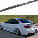 Universal Carbon Fiber Car Rear Trunk Spoiler Wing Lip Compatible with Honda Civic Accord Toyota Corolla Camry Nissan Altima Ford Focus and More