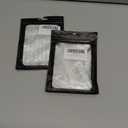 2 x Ya_chtttwo 3 Inch Aluminum Metal Letters - Rustproof, Lightweight, Recyclable & Easy to Install Address Signs (White H)