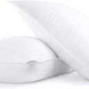 Sleep Restoration Gel Pillow - (2 Pack King) Best Hotel Quality Comfortable and Plush Cooling Gel Fiber Filled Pillow