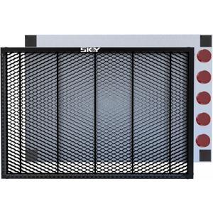 Skouphy Honeycomb Laser Bed for Falcon A1 Laser Engraver with Aluminum Panel,Suction Magnets, Honeycomb Platform for Laser Engraving and Cutter Machine (18.1 * 13.6 in)