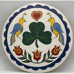 Metal Tin Sign Pennsylvania Dutch Hex Barn Irish Shamrock for Home Door Office Vintage Salon Wall Art Plaque Decoration 12 X 12Inches (as pic06)