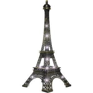 LED Eiffel Tower Night Lamp, Metal Eiffel Tower Ornament Table Lamp Tower Lamp for Living Room Bedroom Tourist Bronze Tower