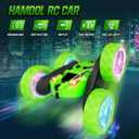 Hamdol Remote Control Stunt Car for Kids, 360 Spinning Double-Sided RC Toy with LED Wheel Lights, 4WD Rechargeable Vehicle for Boys Ages 612, Educational STEM Toy & Valentines Gift