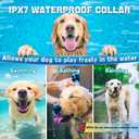 Dog Shock Collar with Remote Control- Training Collar for Small Medium Large Dogs, Electric Collar for Dogs Training Rechargeable, E Collar with Beep, Vibration & Shock-Lock Keypad
