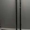 Tension Curtain Rod by EZFurni,42-123 Inches,Heavy Duty Tension Rods for Windows,No Drilling Adjustable Curtain Rod for Patio,Hold Up Blackout Curtains and Non Slip,Black