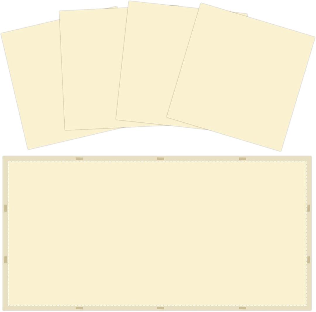 Wiooffen 4 Pcs Light Covers with 40 Magnets Decorative for Classroom Ceiling Light 4x2 Feet Magnetic Filter Easy Install for Office Hospitals & Home Drop Ceiling Supplies(Yellow)