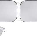 EzyShade Windshield Sun Shade for Jeep with Shield-X Reflective Technology. See Vehicle Size-Chart. Foldable 2-Piece Car Sunshade for Jeep Wrangler, Gladiator, Renegade, FJ Cruiser. X-Small Size