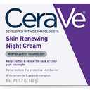 Skin Renewing Night Cream | Niacinamide, Peptide Complex, and Hyaluronic Acid Moisturizer for Face | 1.7 Ounce, 2 Pack (Best Choice)
